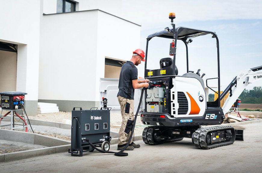 Bobcat E19e Electric Excavator Makes UK Debut at Executive Hire Show